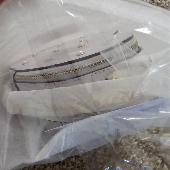 Kate Spade ♠️ Love Shack Mini Heart Crossbody Lilac Moonlight Multi Purse - Picture 3 of 6